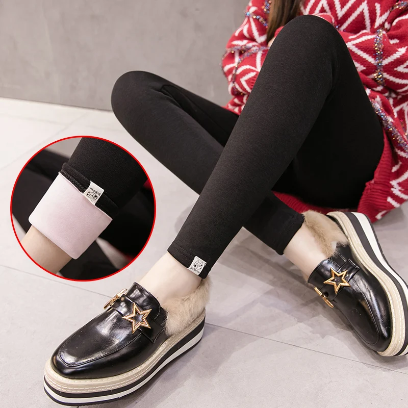 Maternity Leggings Warm Trousers Plus Pink Velvet Clothes Pregnancy Pants For Pregnant Women Thickened