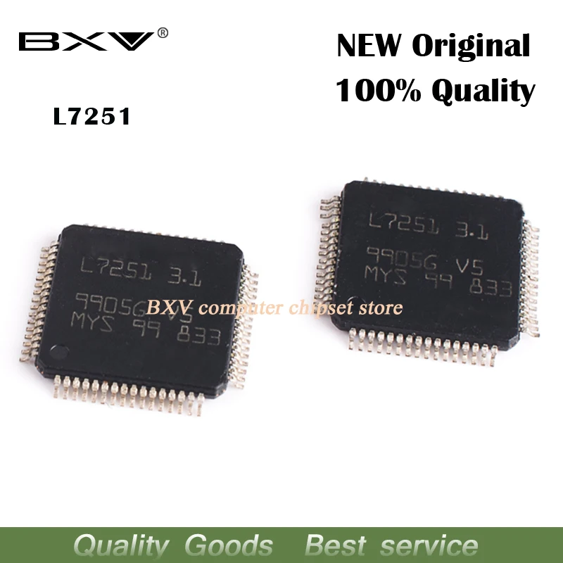 1pcs L7251 3.1 Data Driven IC Chip QFP-64 new