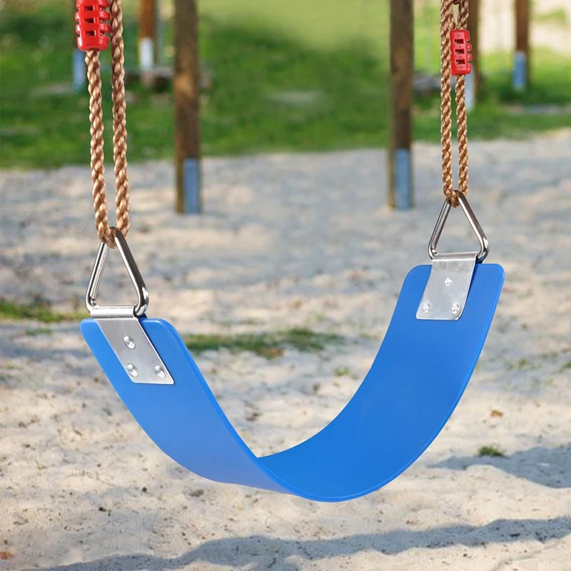 

EASY-Outdoor Children's Swing Seat EVA Heavy Duty Swing Accessories with Metal Triple-cornered Ring 300Kg /660 Lb Weight Limit O