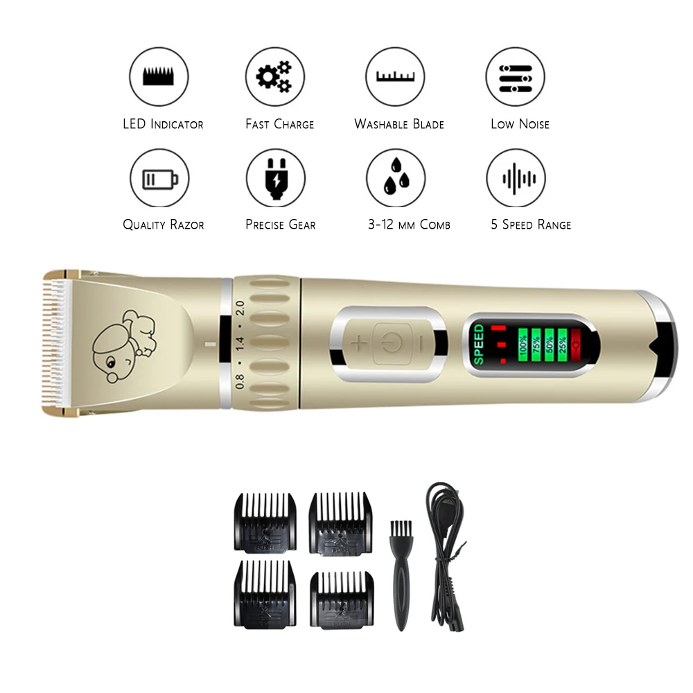 USB перезаряжаемая машинка для стрижки собак, триммер для животных, электрическая машинка для стрижки, ножницы для стрижки кошек, электробритвы, ножницы