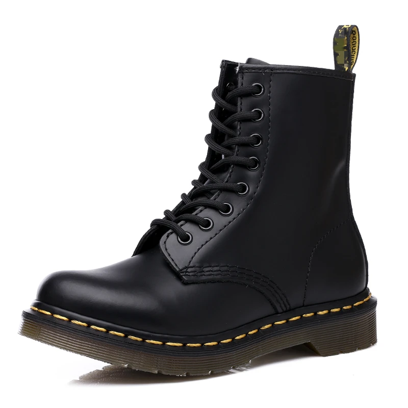 

Doc Woman Boots Platform Martins Shoes Woman Leather Wool Winter Warm Winter Boots Women Plus Size Women Shoes 2019 Designers