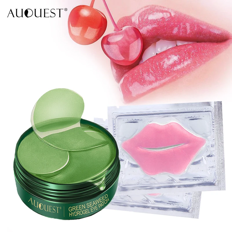 

AuQuest Collagen Mask Treatment Hyadraing Crystal Hydrogel Patch Puffy Eyes Moisturizing Dry Lip Skin Care