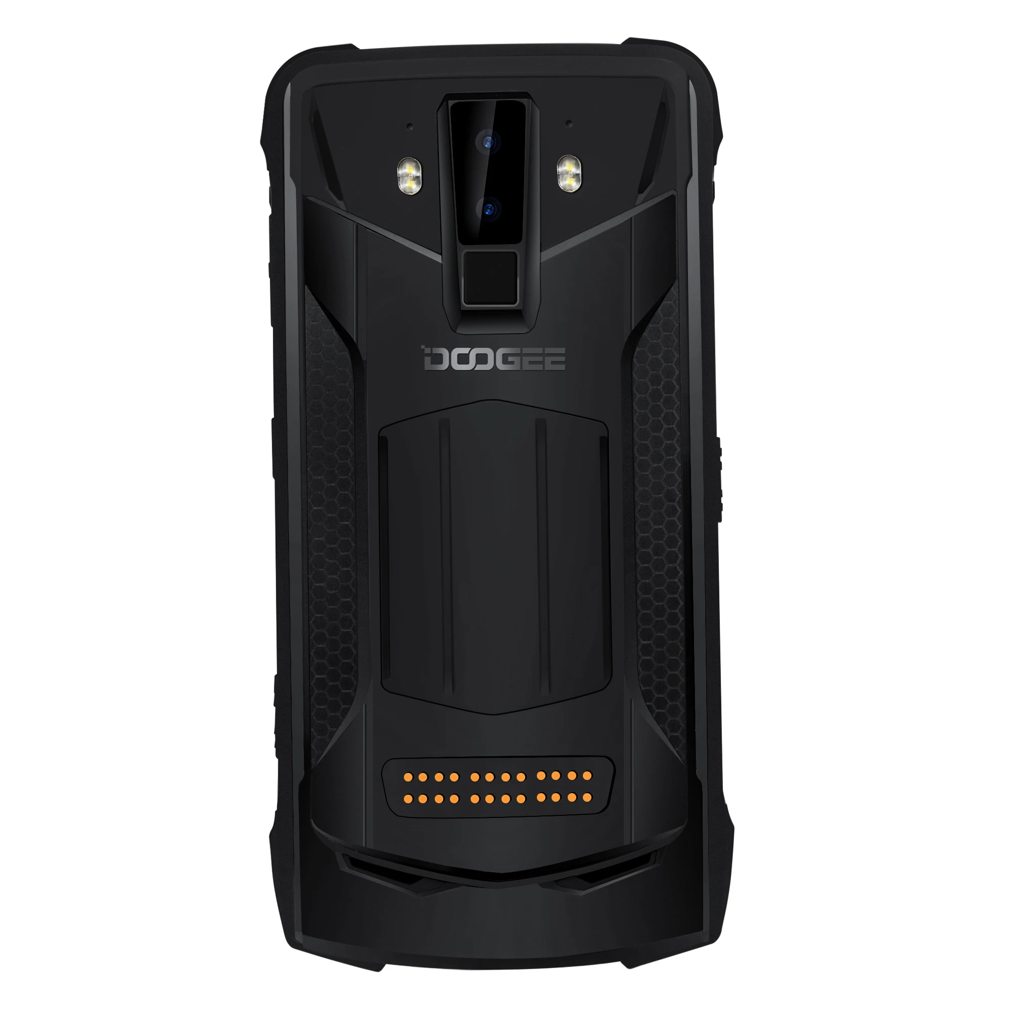 Черный LTE 4G DOOGEE S90C 4 Гб 64 Гб мобильный телефон 6,18 дюймов Helio P70 Восьмиядерный Android 9,0 отпечаток пальца Беспроводная зарядка Dual SIM смартфон - Цвет: Черный