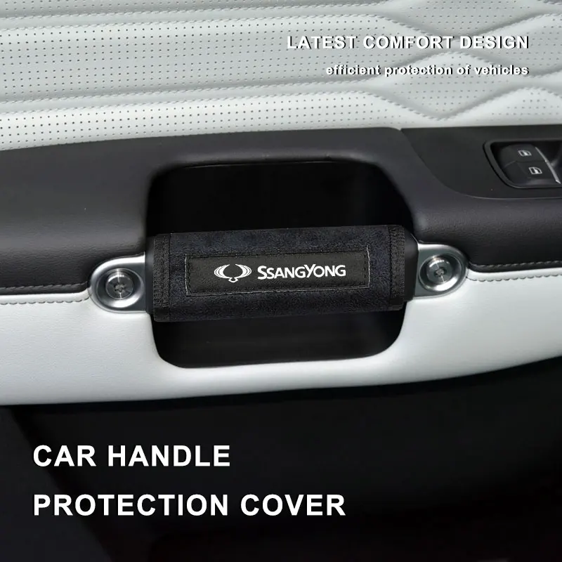 Car Door Handle Glove Roof Armrest Cover Car Inner Door Pull Glove For Audi A4 B5 B6 B7 8P 8V 8L A5 C7 4F A8 Q2 Q7 RS3 RS4 RS5