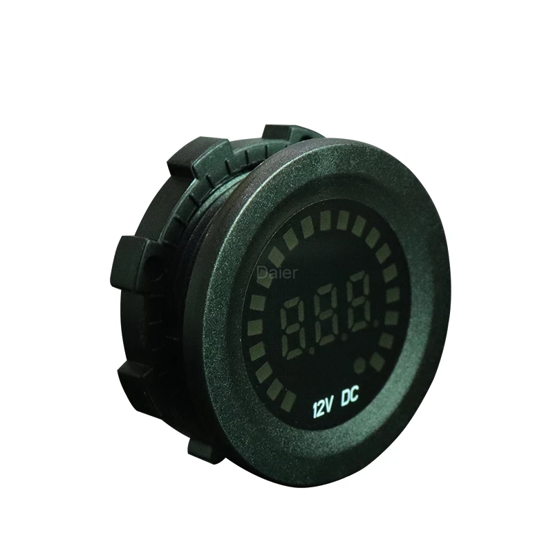 5V 36V вольтметр для авто автомобиль Напряжение монитор Водонепроницаемый LED