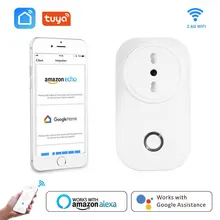 Chile Smart Plug Italy Wifi Socket Plug IT CL 16A Power Monitor Voice Control Works With Alexa Google Home IFTTT Tuya Smart Life mini smart eu plug wifi control power 16a socket energy monitoring timer switch voice control works with alexa google and ifttt