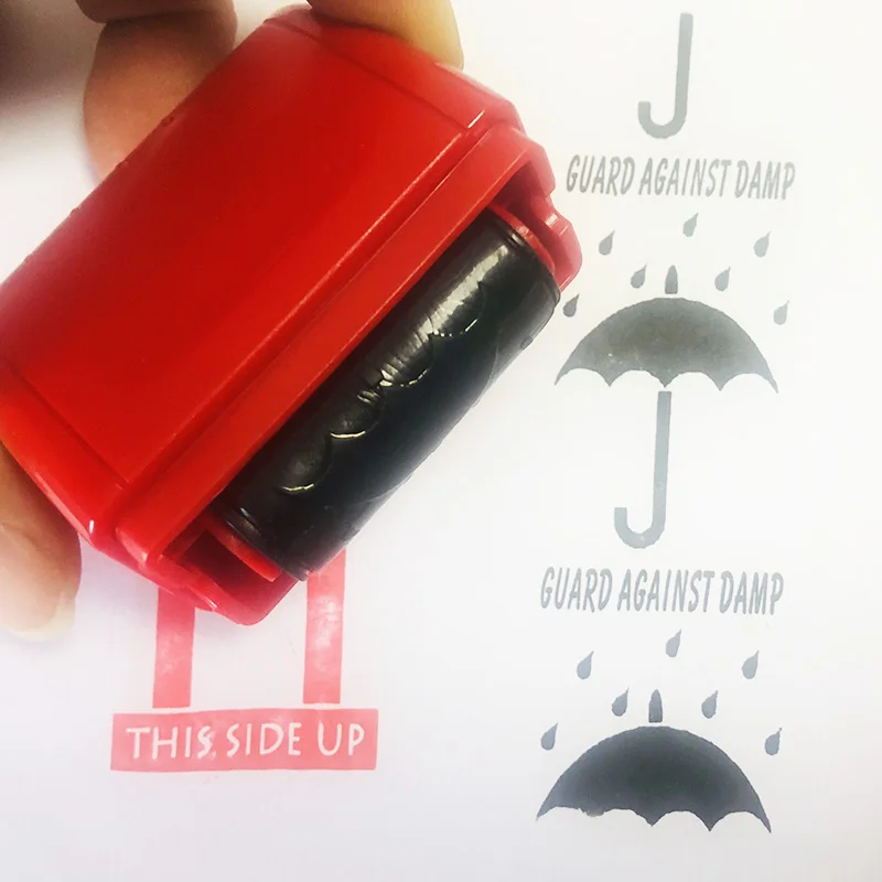 2 Sizes Creative Data Protection Roller Stamp Information Coverage Data Protection Roller Identity Privacy Protector Stamp