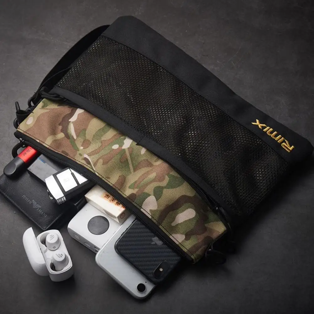 RIMIX Multifunctional Diagonal Bag Outdoor Storage Bag Camouflage Waterproof  Sundries Bag  for Daily commutes Outdoor travel 3