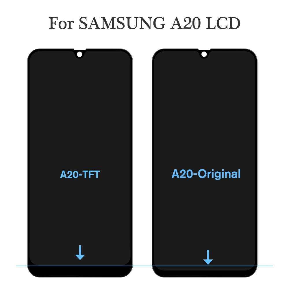 ЖК дисплей с сенсорным экраном и дигитайзером в сборе для Samsung Galaxy A20 A205G/DS A205F/DS