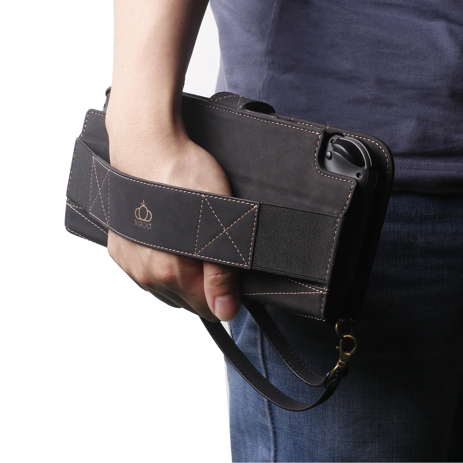 

Nintendo Game Machine Protective Cover SN Leather Case New Style Protective Case Game Handle Split Leather Bag Switch