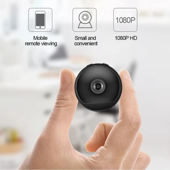 

A19 Wireless Mini Wifi Night Vision IP Camera 1080P HDMicro Camera Home Security Surveillance WiFi Baby Remote Monitor Camera