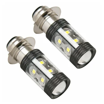 

6000K LED Headlight White H6M 1200LM 12V-24V 2pcs Accessoires Parts New