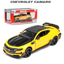 1:24 игрушечный автомобиль отличного качества Chevrolet Camaro Металлический Игрушечный Автомобиль литой автомобиль Diecasts& игрушечные транспортные средства Модель автомобиля игрушки для детей