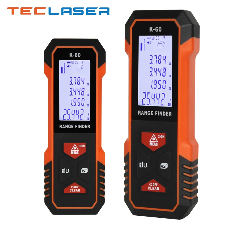 TECLASER Laser Meter Laser Measuring 40M 60M Laser Distance Laser Tape Measure Backlight LCD Laser Rangefinder Measure Distance TECLASER Laser Meter Laser Measuring 40M 60M Laser Distance Laser Tape Measure Backlight LCD Laser Rangefinder Measure Distance