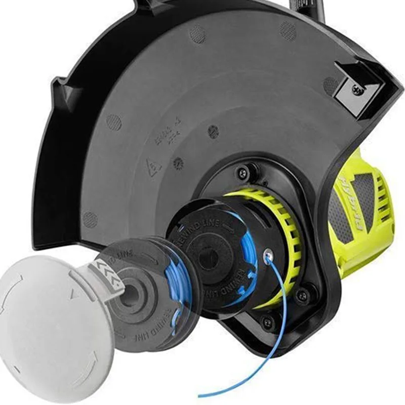Сменная катушка для триммера Ryobi One Plus AC14RL3A, 18 В, 24 В, 40 в, 11 футов, 0,065 дюйма, автоматическая подача, беспроводные катушки для Пожирателей Lin