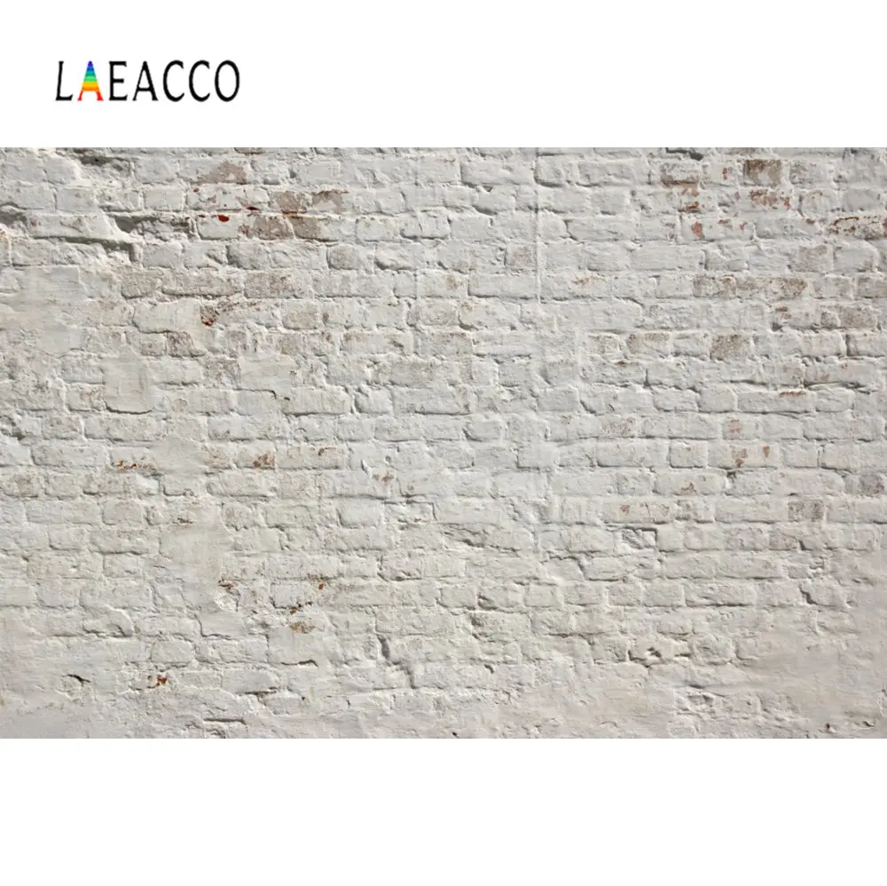 Laeacco старые серые кирпичные стены вечерние обои Декор детский узор фотофоны