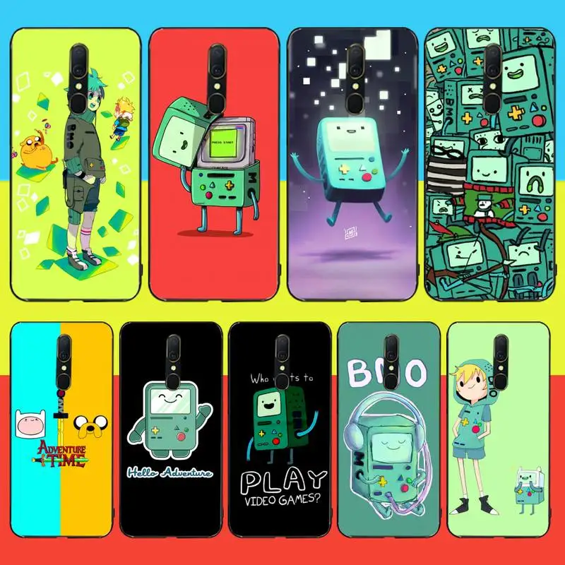 

HPCHCJHM adventure time Beemo bmo Jake Finn Phone Case For Oppo A5 A9 2020 Reno2 z Renoace 3pro Realme5Pro
