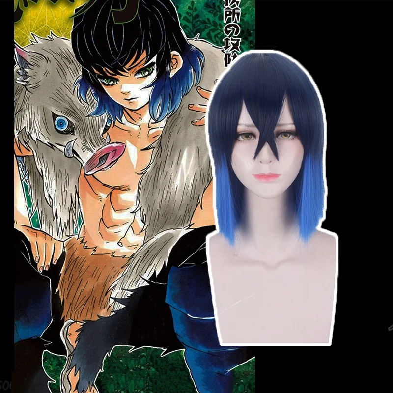 

Anime Demon Slayer Kimetsu No Yaiba Cosplay Wigs Hashibira Inosuke Cosplay Wig Synthetic Wig Hair Halloween Party Blade Of Demon