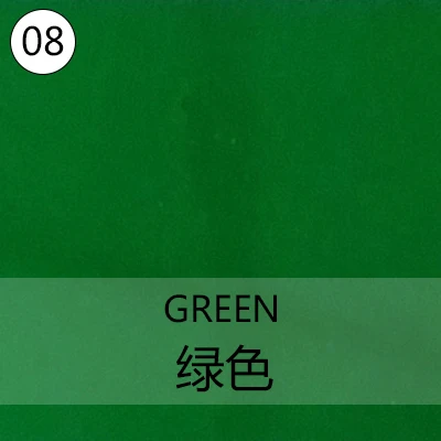 green 1 лист, 25 см x 100 см, гибкий металлический винил с теплопередачей, эластичная железная пленка для HTV, сделай сам - Цвет: green