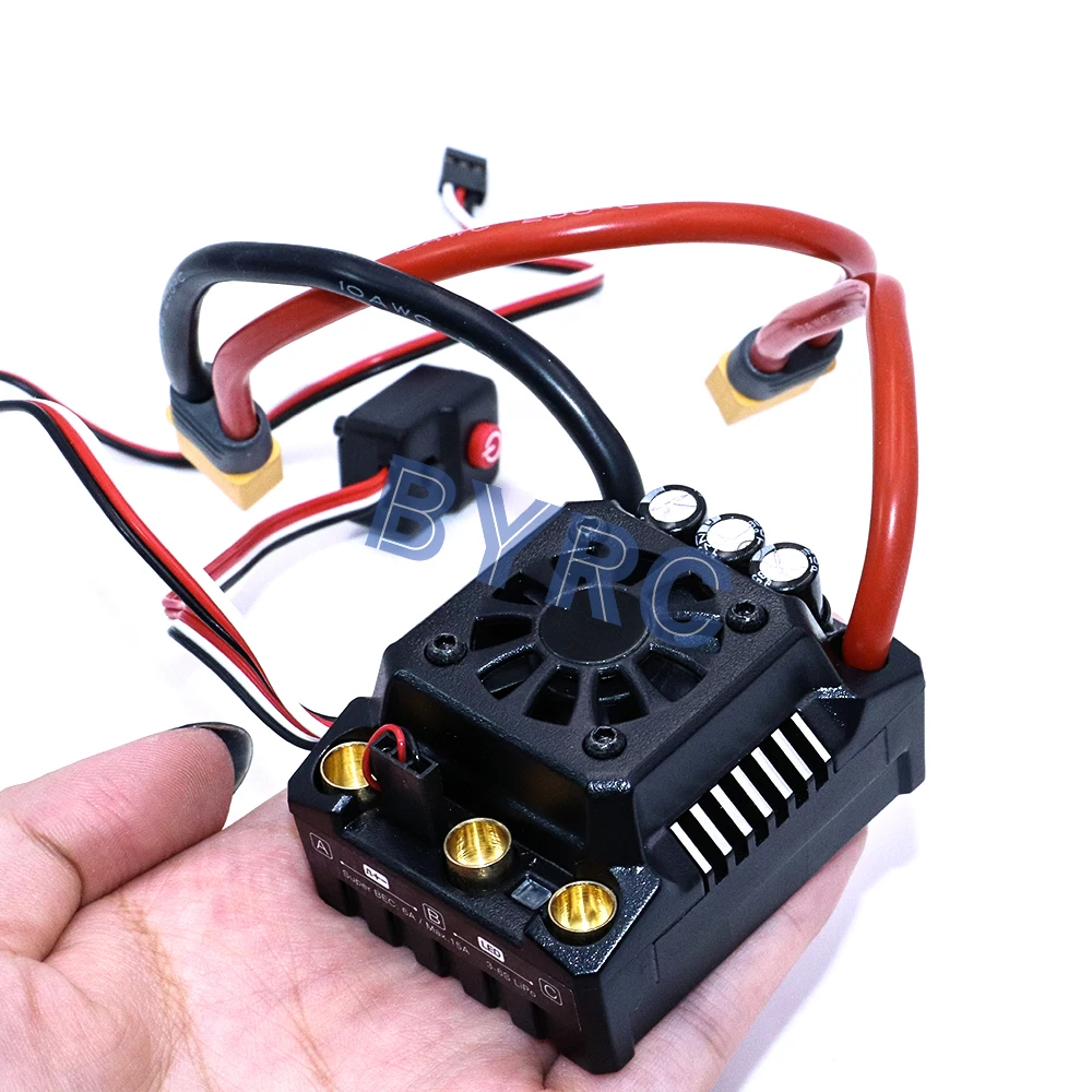 HOBBYWING WP- Max8-RTR 방수 브러시리스 ESC TRX 플러그, RC 1/8 Trx E-REVO Trx 서밋 HPI  새비지 썬더 타이거, 150A-Freehip.co.kr