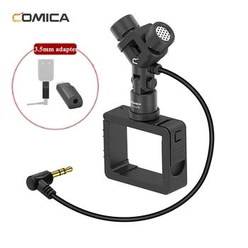 

Comica CVM-MT06 XY Stereo Dual Mic Motion Microphone for DIJ Osmo Pocket 180 Degree Adjustable Audio Recording Mic with Bracket