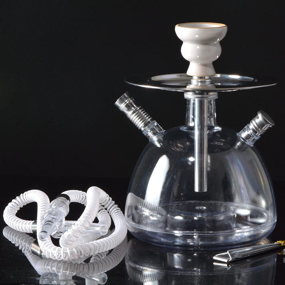 Акриловый кальян набор светодиодный светильник с Sheesha керамическая чаша