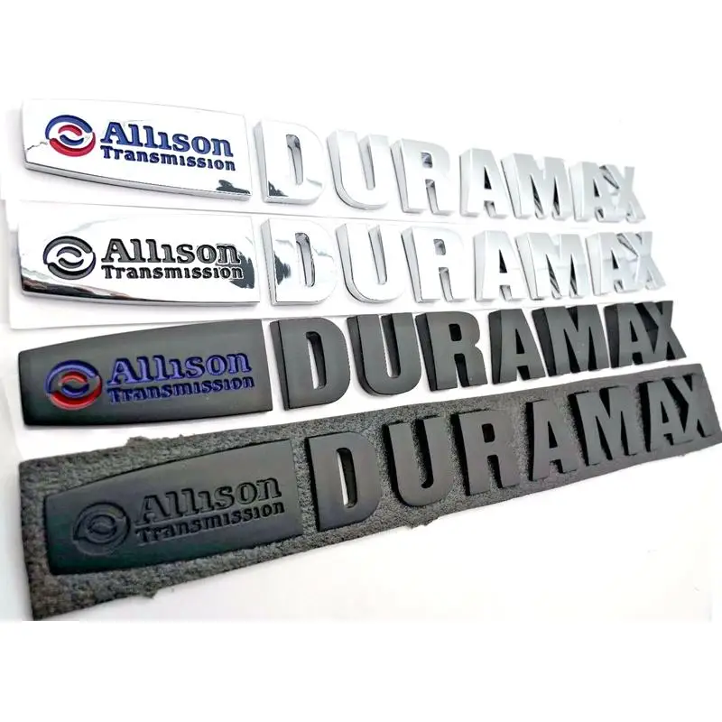 50 шт./лот ABS Allison DURAMAX стикер 3d авто эмблема значок