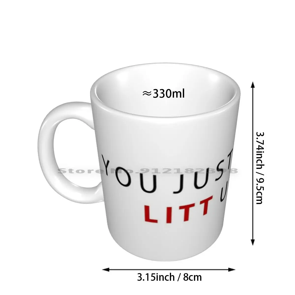 You Just Got Litt Up Ceramic Mugs Coffee Cups Milk Tea Mug Luis Litt Suits  Mike Ross Harvey Specter You Just Got Litt Up - AliExpress