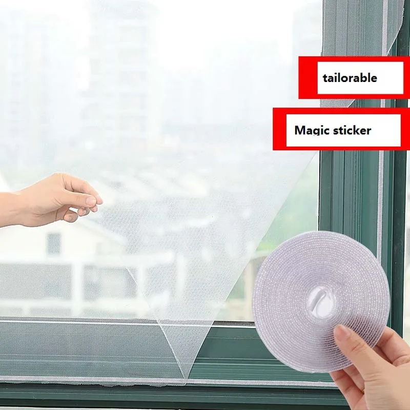 

1.3*1.5 Fly Bug Mosquito Net Door Window Net Mesh Screen Curtain Protector Flyscreen Insect DIY Fly Mosquito Bug Mesh
