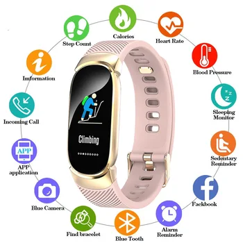 

QW16 Smart Bracelet Sport Smart Watch Heart Rate Fitness Tracker Men Smart Wristbands Real-time Measurement Smart Band