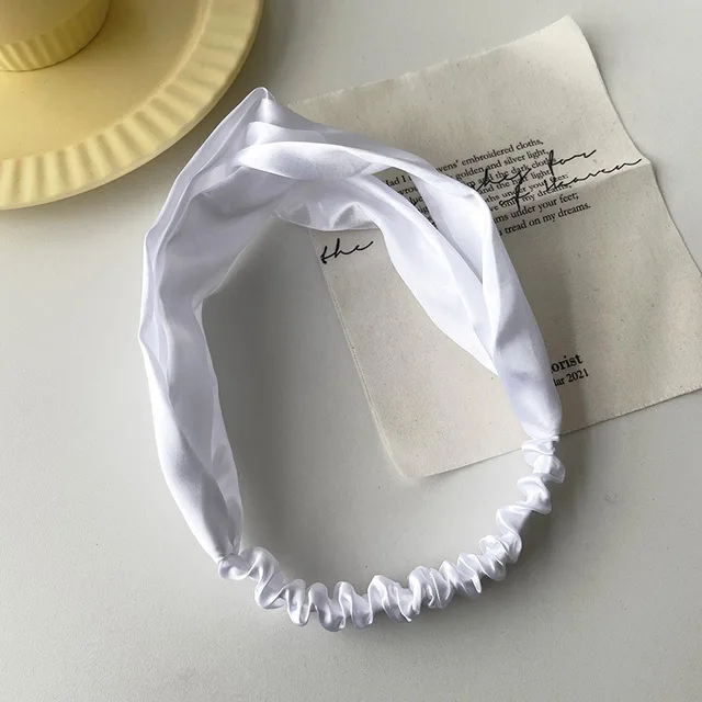 2021 Women Solid Headband Turban Elastic Headwear Head Wrap Women Hair Accessories for Women Striped Hair Bands B1