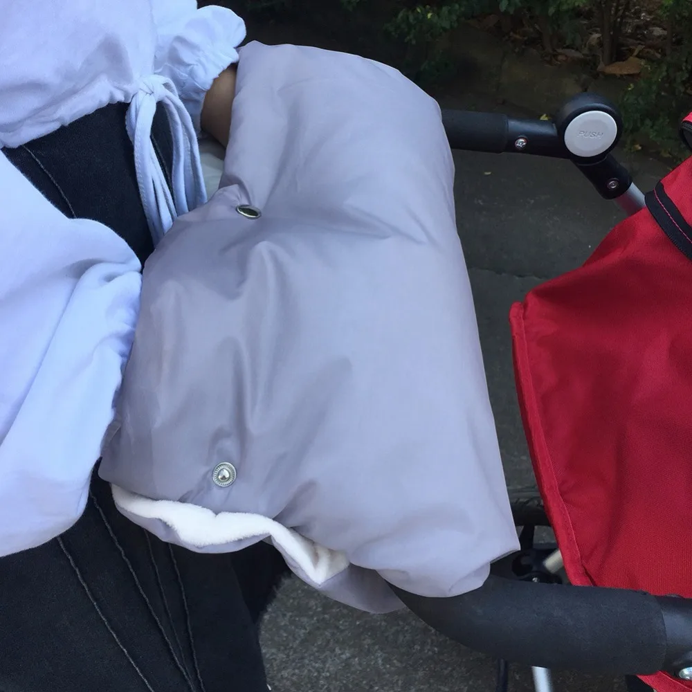Warme/зимние варежки на коляску для новорожденного ребенка, ветрозащитные перчатки, водонепроницаемые флисовые Детские коляски, аксессуары для коляски
