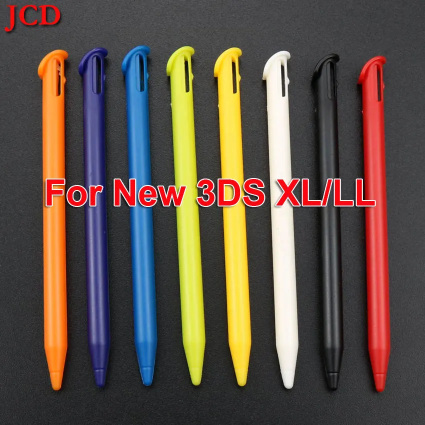 JCD 8pcs Multi-Color Plastic Touch Screen Pen For New 3DSLL Stylus Portable Pen Pencil Touchpen Set for Nintendo New 3DS XL LL