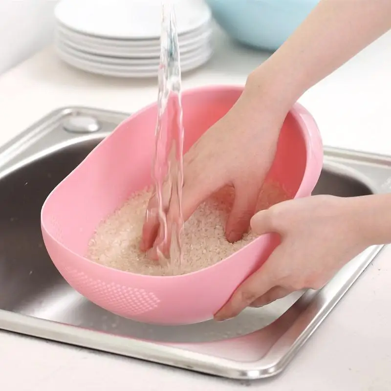 

Fruit Vegetable Washing Kitchen Accessories Fruit Bowl Filter Cleaning Plastic Colander Strainer Kitchen Gadgets Cooking Tools