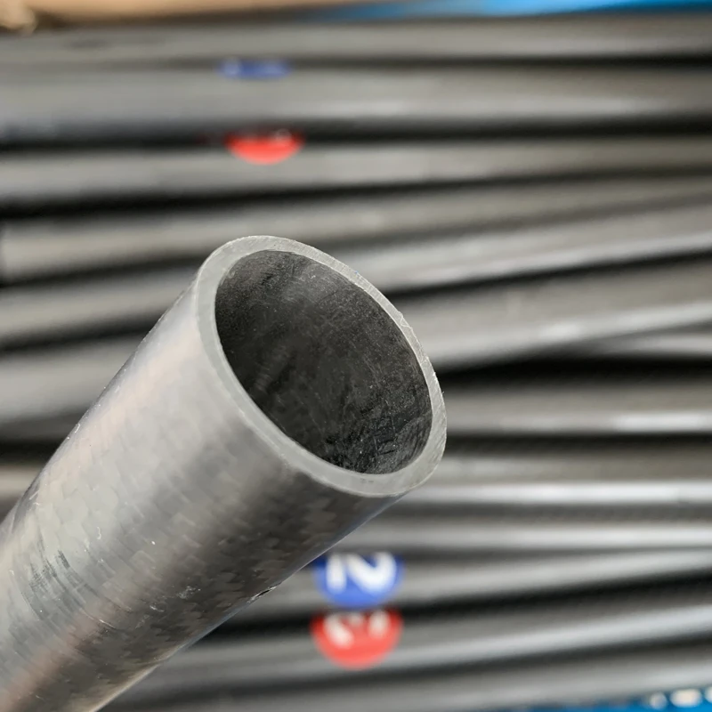 

2 PCS 3K Carbon Fiber circular tube Thickness 2mm OD 30mm Carbon Fiber Hollow Tube for UAV Model Materials