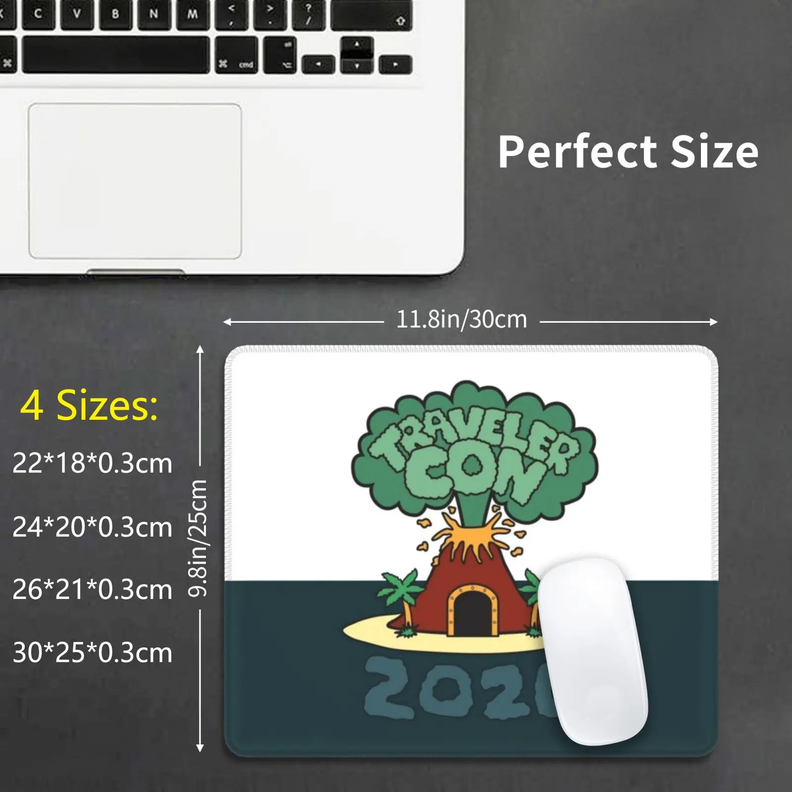 Traveler Con 2021 Tappetino Per Mouse Cuscino Con Stampa Fai Da Te Viaggiatore Con Ruolo Critico Jester The Traveler Pin