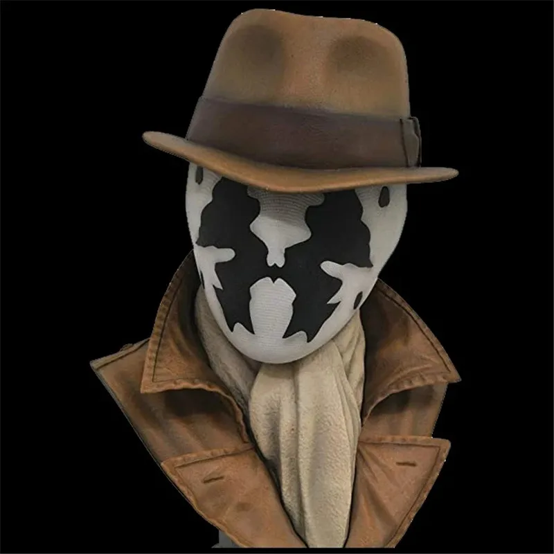 Новинка 2020 маска для Хэллоуина головной убор белая хлопковая Inkblot костюм на