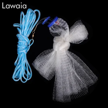 

Lawaia Monofilament Line Catch Fishing Net USA Casting NetsDiameter 2.4M-7.2M Hand Throw Network Small Mesh Without Sinker