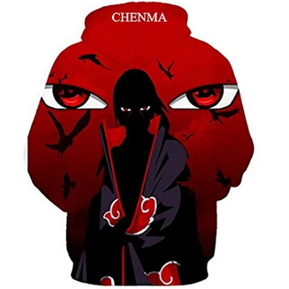 Ботинки в стиле аниме «Naruto Sasuke kakashi Забавный свитер с капюшоном Для мужчин Для женщин уличной моды Harajuku Прохладный 3D куртки с капюшоном; Новая мужская спортивная одежда