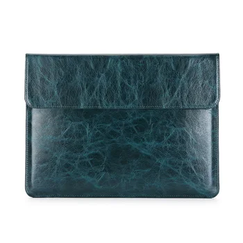 

BGreen Genuine Leather Tablet PC Sleeve Waterproof Laptop Case Notebook Bag With Mouse Bag For Macbook iPad Air Surface Pro HP