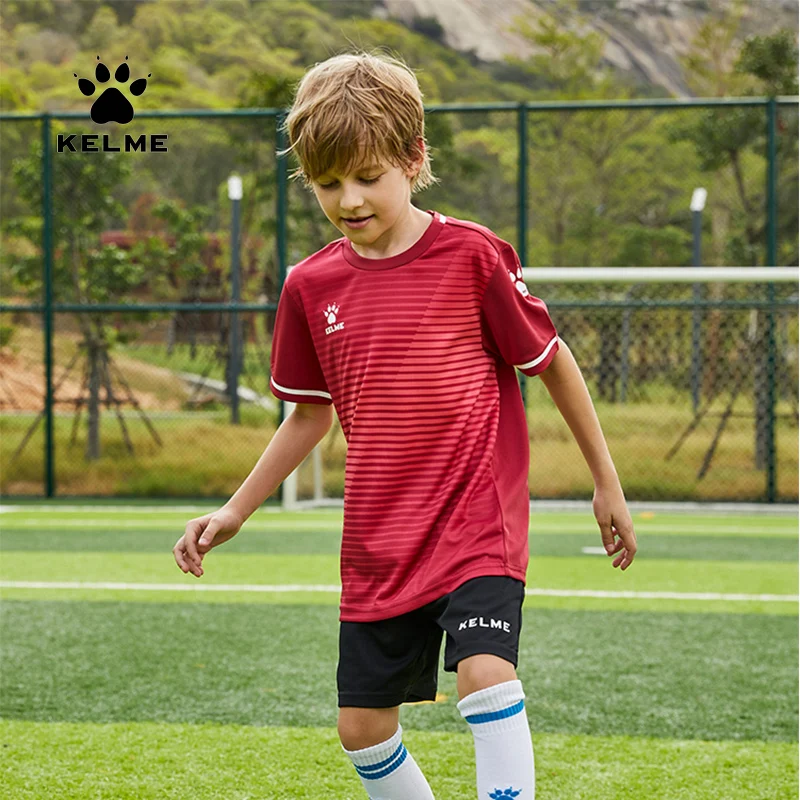 Kelme Kid Voetbal Jersey Voetbal Uniform Zomer Aangepaste Pak Shark  Training Team Uniform Sportkleding Kind 3803169|Kinder voetbalsets| -  AliExpress