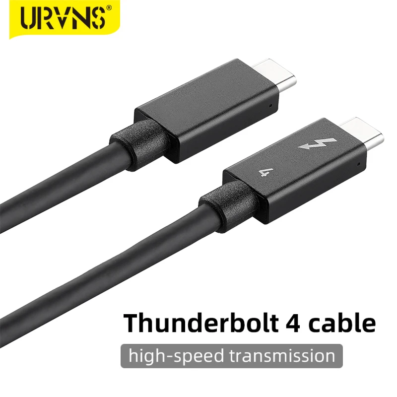 Urvns Thunderbolt 4 Cable, Supports 8k Display / 40gbps Data Transfer