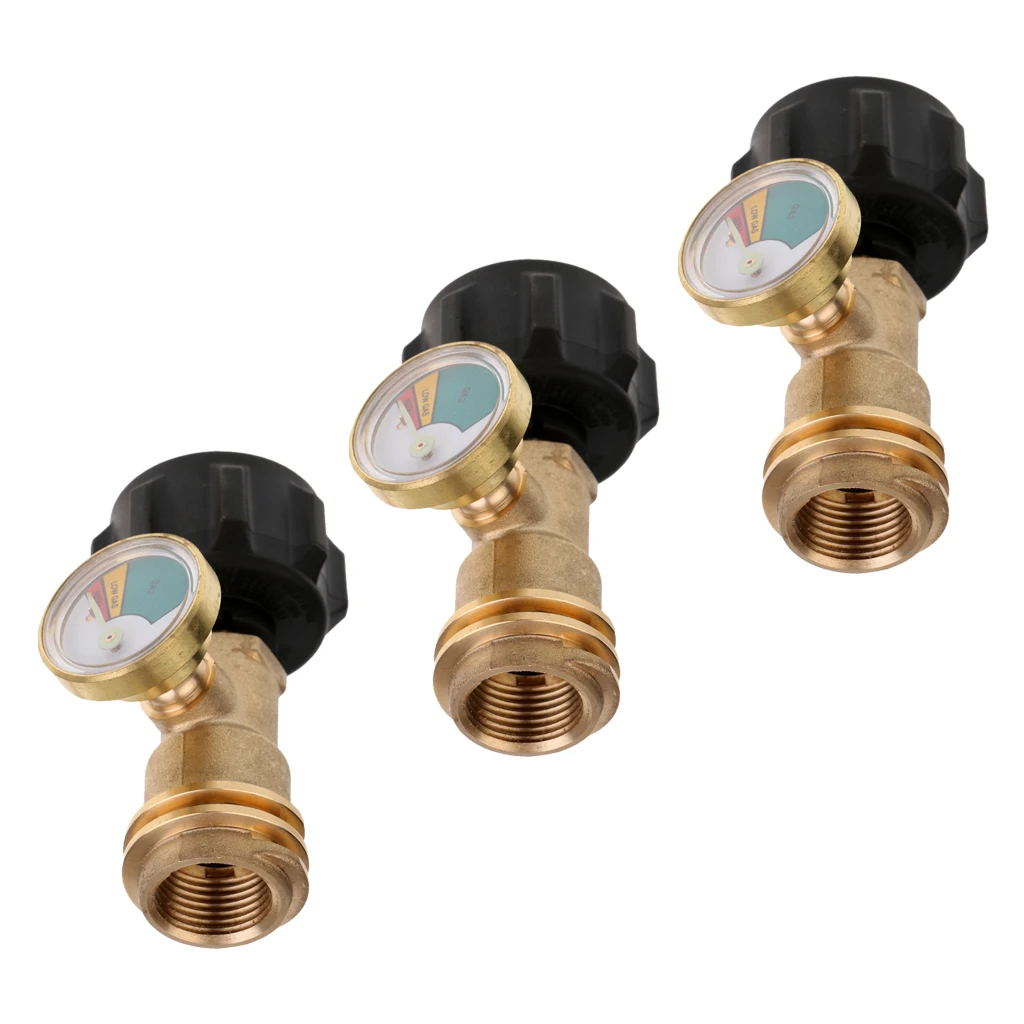 3Propane Tank Gauge Leak Detector For QCC1/Type1 Cylinder Gas Pressure Meter
