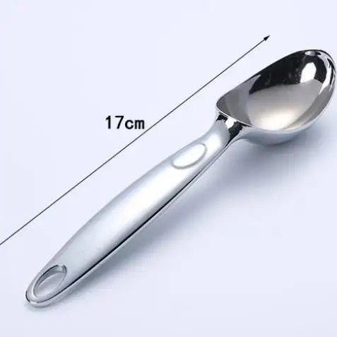 

Dropshipping Ice Cream Scoops Stainless Steel Ice Cream Digger Fruit Non-stick Ice Cream Spoon Kitchen Tools for Home Cake