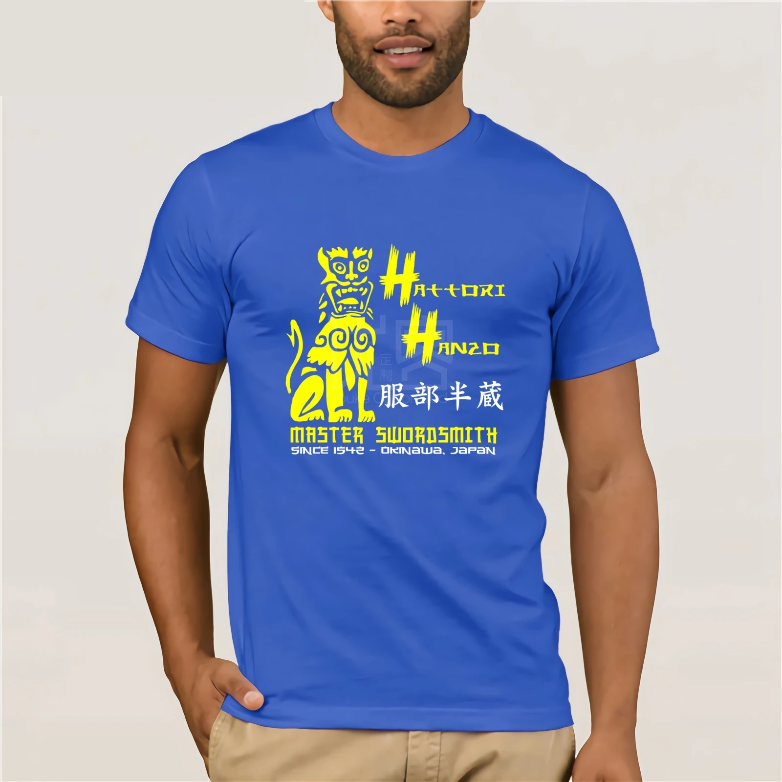 Hattori Hanzo японские мечи футболка разных цветов высокого качества футболки
