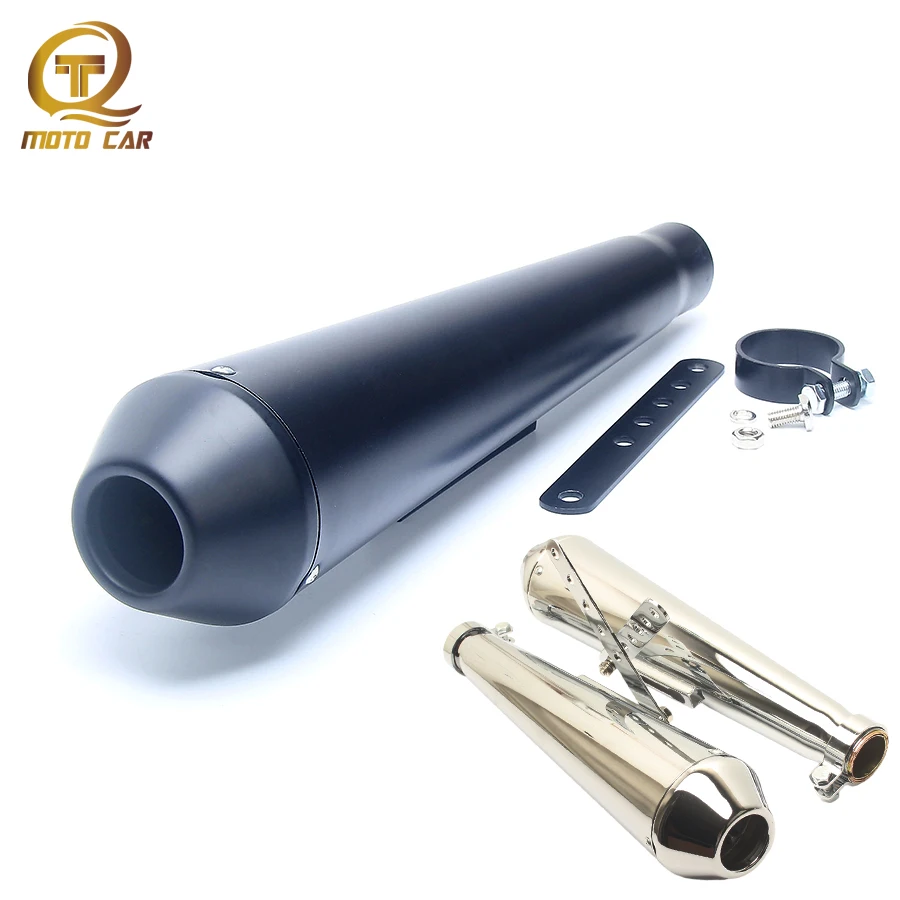 

Motorcycle Exhaust Pipe Muffler Modified Retro Vintage Antiqued Escapamento moto Straight Exhaust For Harley Davidsion Honda cg