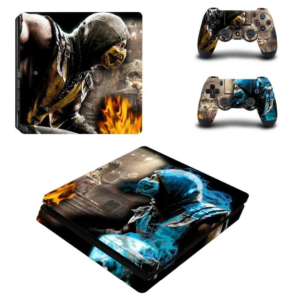 Mmoral Kombat полное покрытие лицевые панели PS4 тонкая кожа Виниловая наклейка, стикер для Playstation 4 консоль и контроллер PS4 тонкая кожа