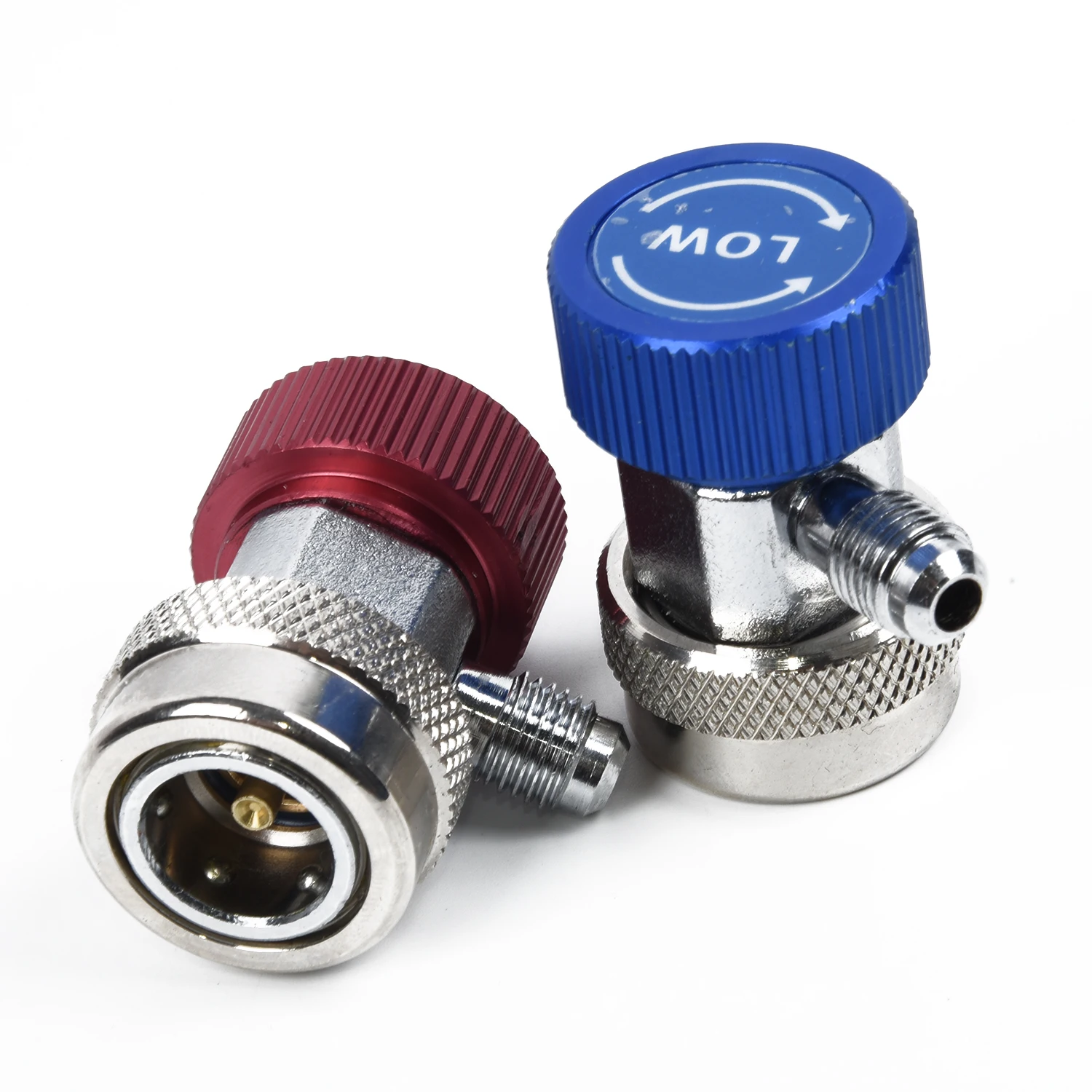 A/C R134a Car Air Conditioner Adapter Coupler Quick Connectors High Low