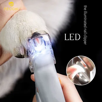 

Dog Nail Clipper Trimmer Pet Nail Grinder Cat Nail Clippers Led Light 5X Magnifier Cat Dog Grooming Tool Pet Nail Claws