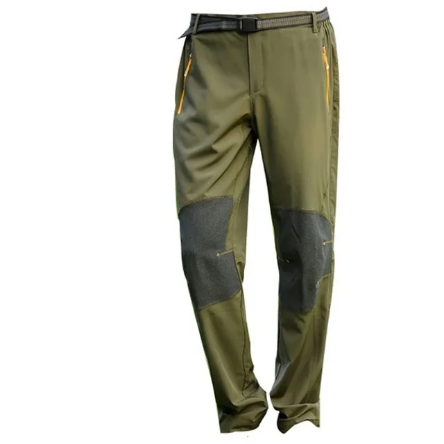 Men Army Green Эластичные быстросохнущие брюки мужские и женские повседневные Ультратонкий дышащий брюки ветровки водонепроницаемые спортивные брюки тактические брюки карго - Цвет: Men Army Green
